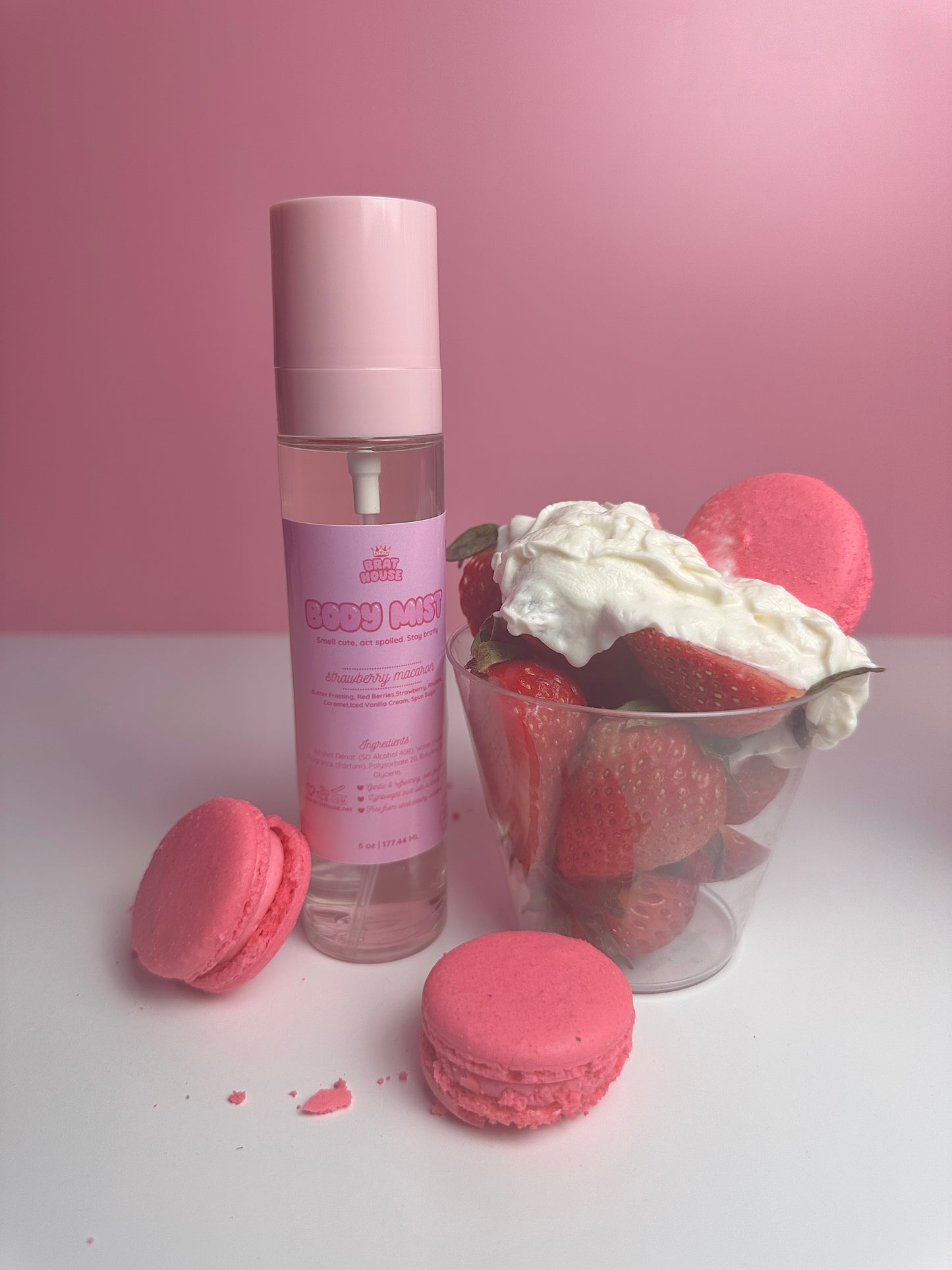 Strawberry Macaron Body Mist