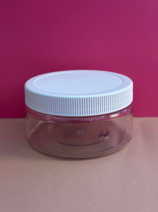8 oz straight sided jar with foam liner lid
